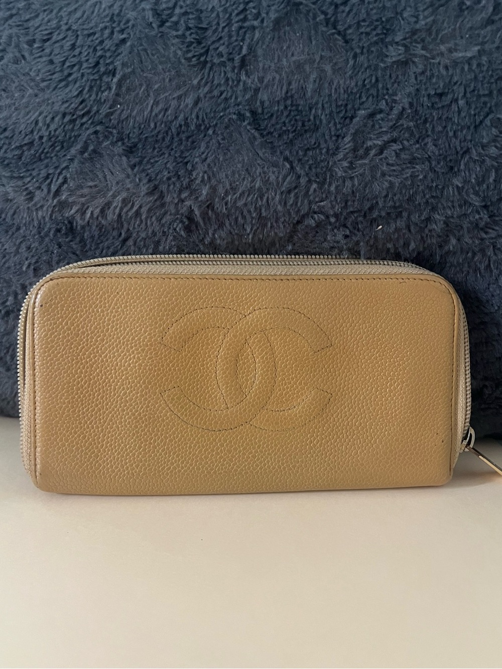 Chanel Caviar Timeless Cc Zippy Wallet